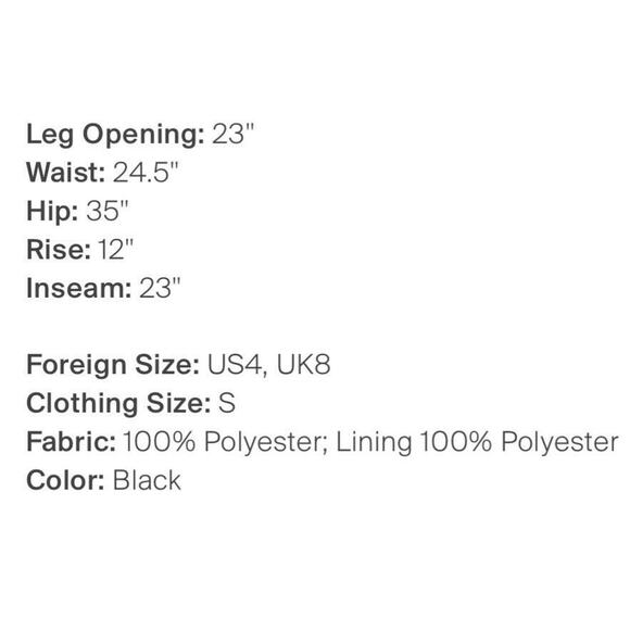 Self Portrait Black Mint Sheer Guipure Lace Culottes Pants NWT Size US 4 - Picture 12 of 12